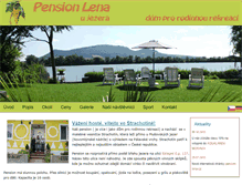 Tablet Screenshot of pension-lena.cz